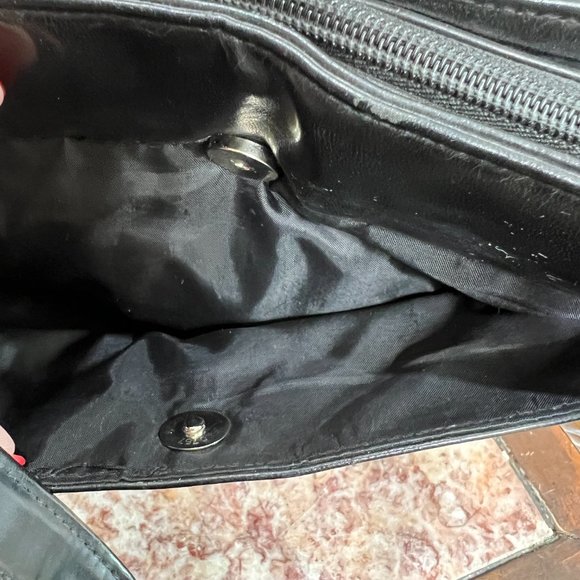 VTG📌 90s One Straps Shoulder Bag with two Outside Pockets - Picture 7 of 15